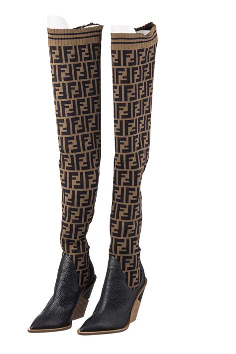 over the knee fendi boots